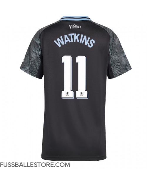 Günstige Aston Villa Ollie Watkins #11 Auswärtstrikot Damen 2025-26 Kurzarm Günstige Aston Villa Ollie Watkins #11 Auswärtstrikot Damen 2025-26 Kurzarm
